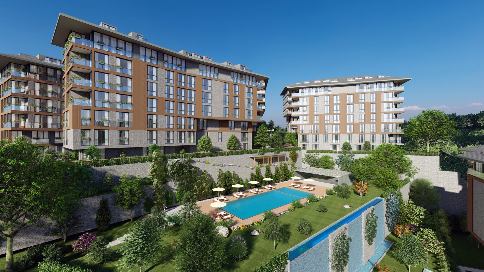 Hill Garden 216 pool AQON